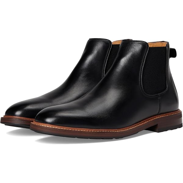 Amazon.com | Florsheim Mens Chalet Plain Toe Gore Boots, Black